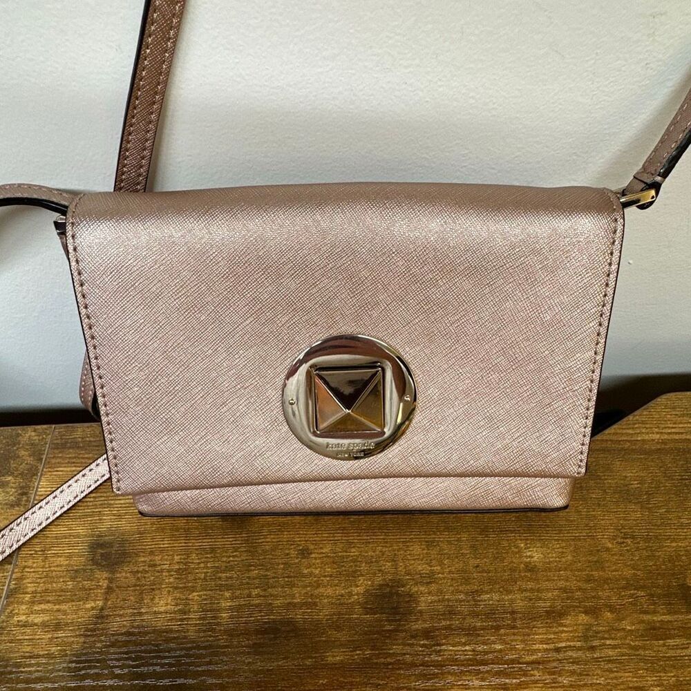 Kate Spade Sally Newbury Lane‎ Crossbody small Leather Bag Rose Gold
